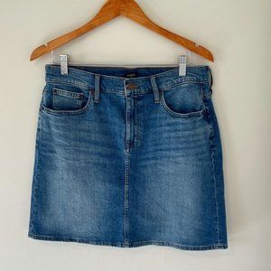 J. Crew Factory Denim Mini Skirt Size 8